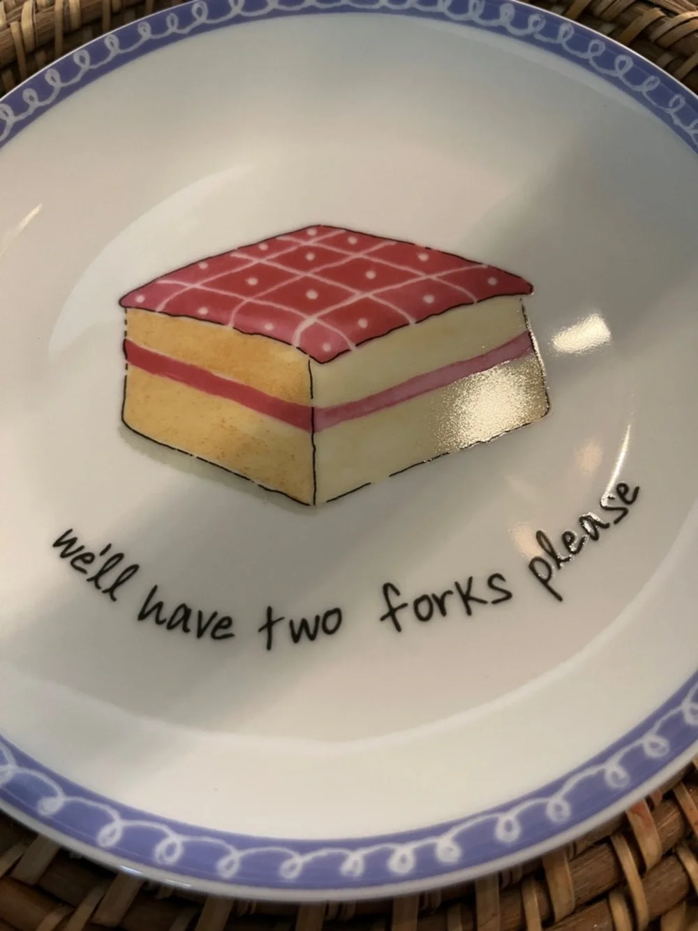 Boston Warehouse Dessert Porcelain Plates - Set of 4 Decorative Plates NWT
